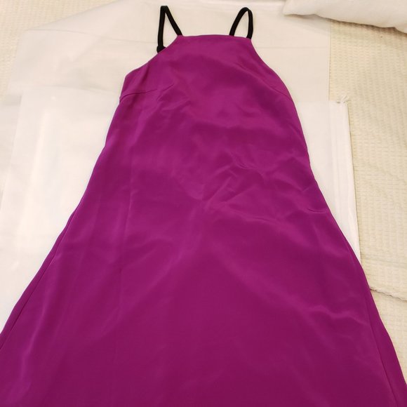 Nha Khanh NWOT block color high low slip dress - Picture 8 of 11